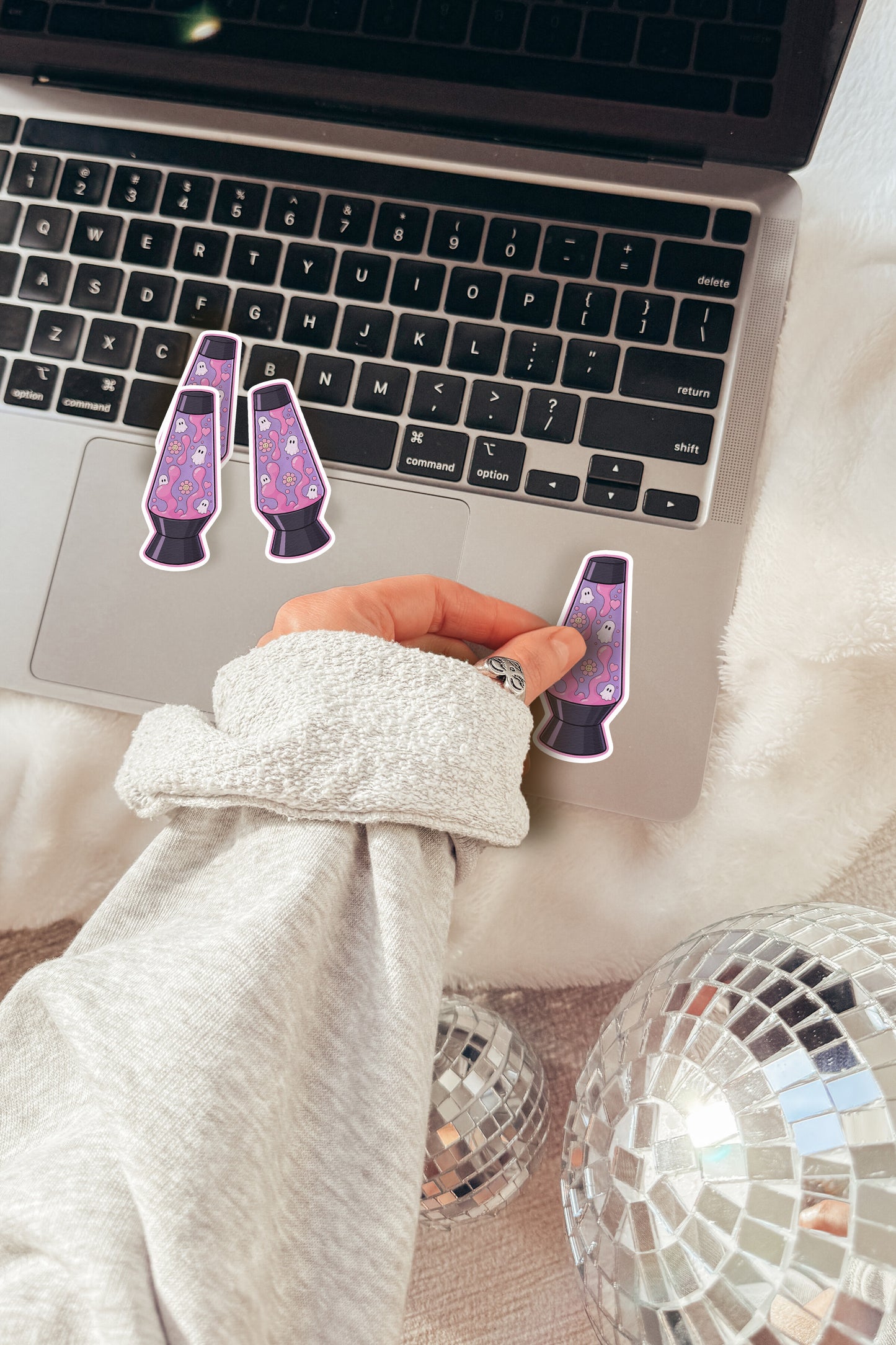 Spooky Lava Lamp Sticker