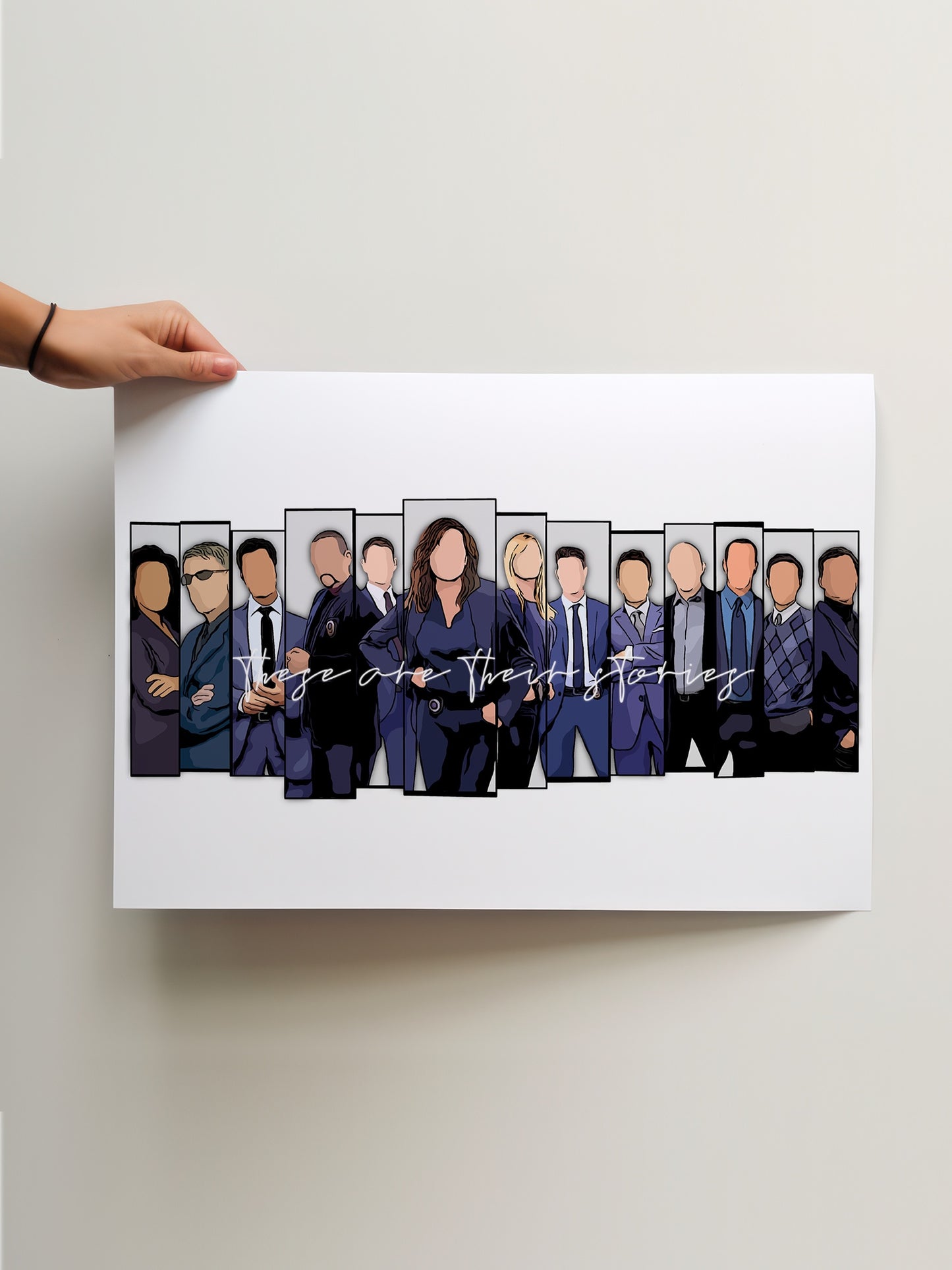 Law and Order: SVU - These are their Stories Print