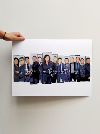 Law and Order: SVU - These are their Stories Print