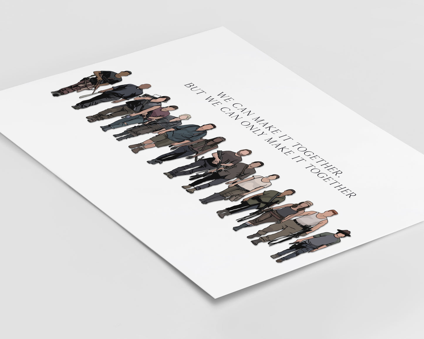 The Walking Dead - Make it Together Print