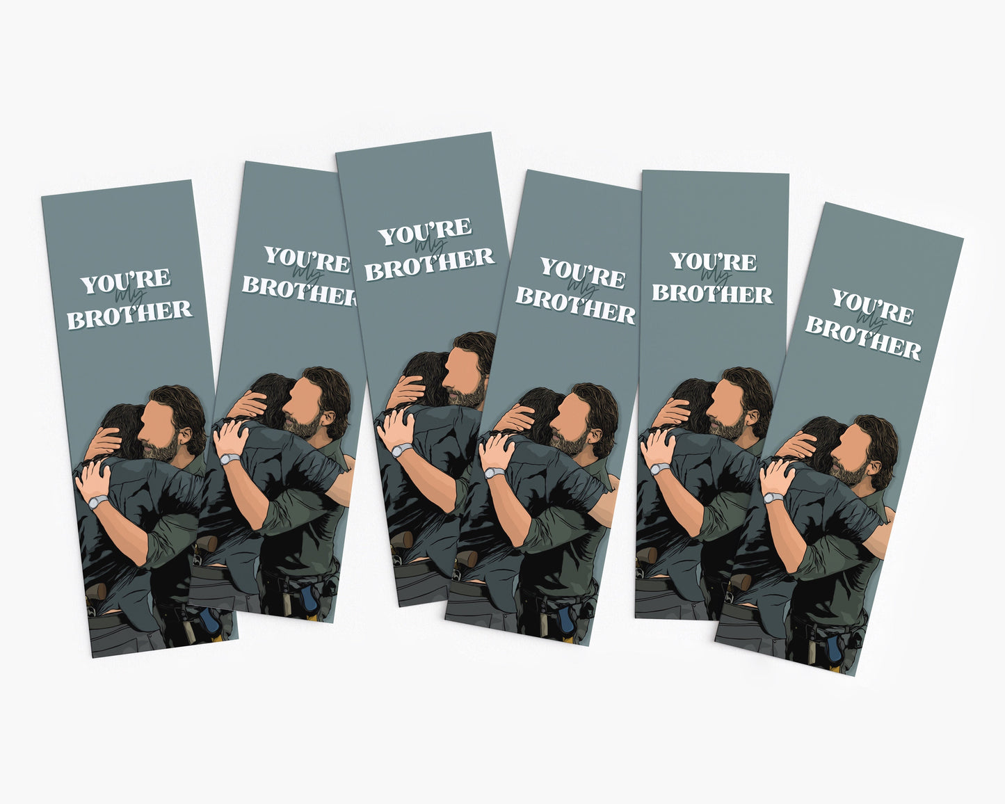 Rick and Daryl - You’re My Brother Bookmark