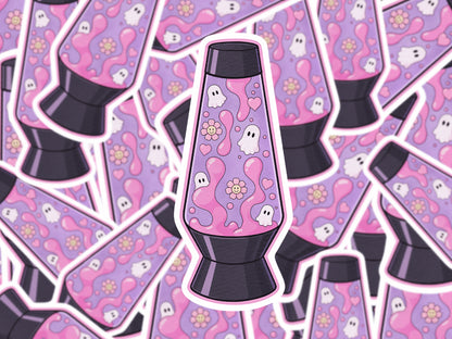 Spooky Lava Lamp Sticker