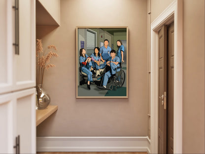 Greys Anatomy - MAGIC Interns Print