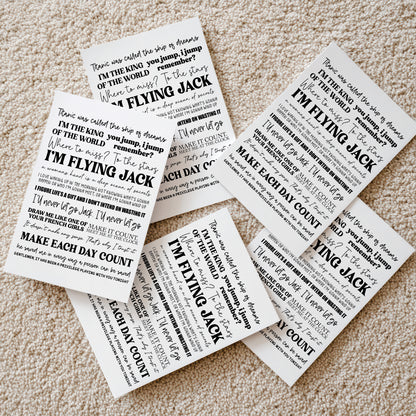 Titanic Quotes Print