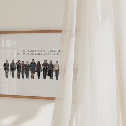 The Walking Dead - Make it Together Print