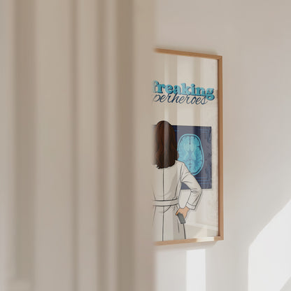 Amelia Shepherd - Only Freaking Superheroes Print