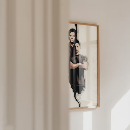 Supernatural - Sam and Dean Winchester Print