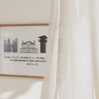 The Walking Dead - Iconic Locations Print
